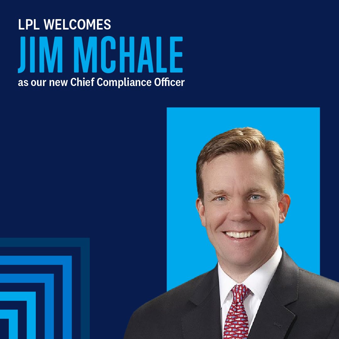 Greg Gates (@greggateslpl) on Twitter photo Excited to welcome Jim McHale to the <a href="/LPL/">LPL Financial</a> family as our new Chief Compliance Officer. Welcome aboard, Jim! ow.ly/BrkF50Qeez5 Excited to welcome Jim McHale to the <a href="/LPL/">LPL Financial</a> family as our new Chief Compliance Officer. Welcome aboard, Jim! ow.ly/BrkF50Qeez5