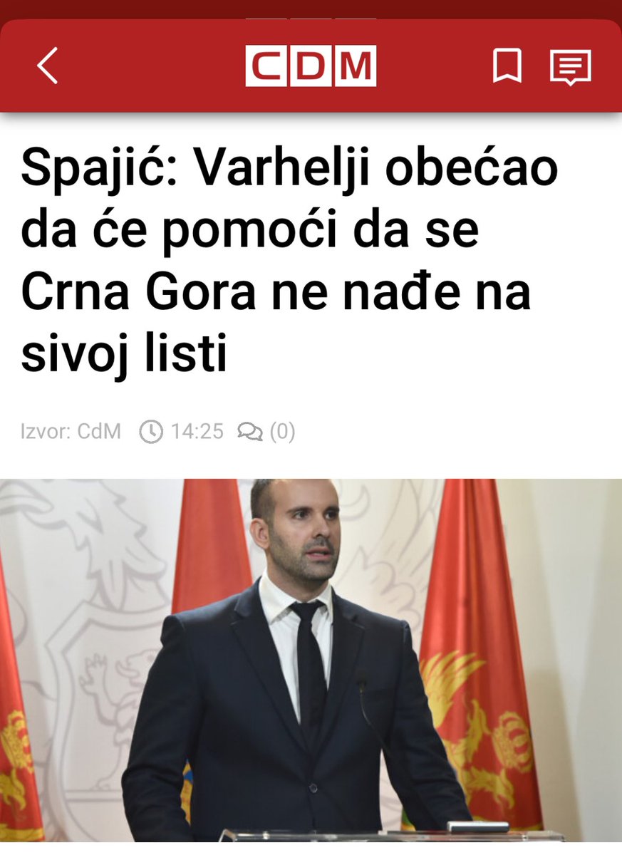 Neka nam Varhelji ne pomaže, dovoljno od njega da odnemaže, jer do sad sve što je radio, radio je protiv Crne Gore.