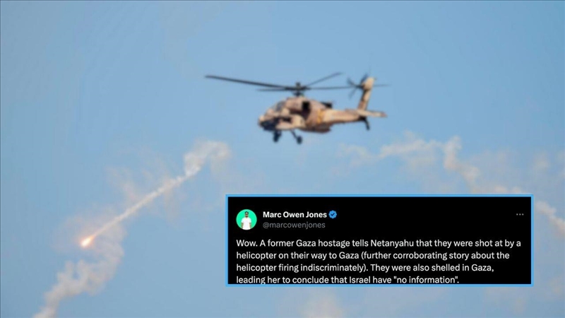İsrailli rehine "Bize İsrail helikopteri ateş açtı" dedi mi?

✅ EVET

🎙️ CNN'in kaynak gösterdiği ses kayıtlarına göre Hamas'ın serbest bıraktığı rehine Netanyahu'ya "Gerçek şu ki, saklandığımız yer bombalandı ve ve dışarı kaçırılmamız gerekti ve yaralandık. Bunun haricinde (7