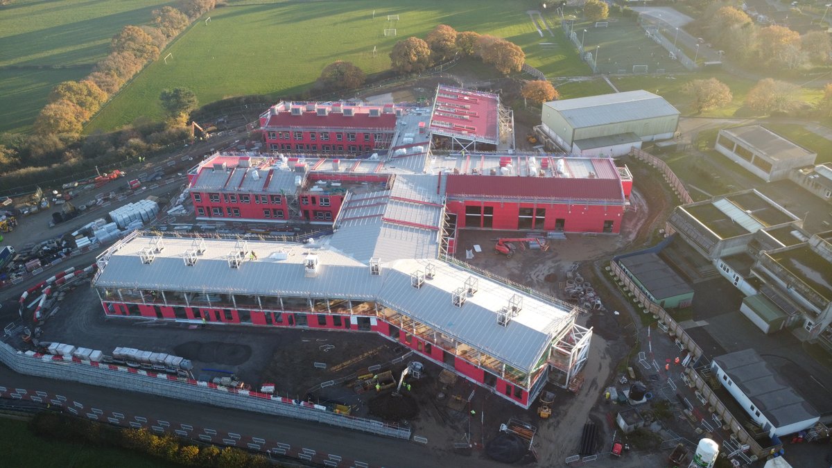 FCCSchoolMod's tweet image. Mae cynnydd anhygoel yn Ysgol Campws 3 i 16 Mynydd Isa, dim ond ychydig o dan ddeuddeg mis i fynd!
Amazing Progress at Mynydd Isa 3 to 16 Campus school, just under twelve months to go! @WG_Education @ArgoedHS @MynyddIsa