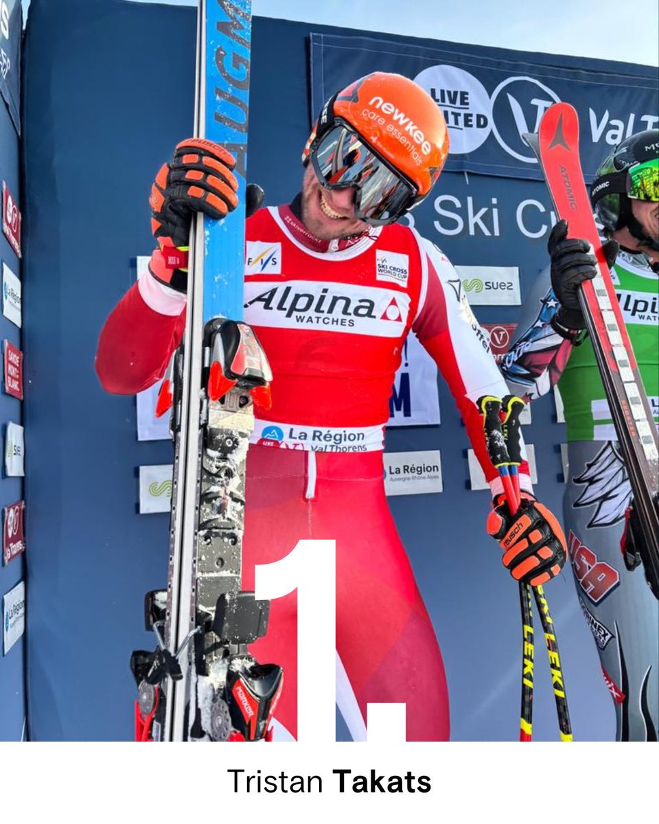 #skicross

Tristan Takats gewinnt das 1. Saisonrennen in Val Thorens 🇫🇷! 

#skiaustria #sieg #skiverrückt