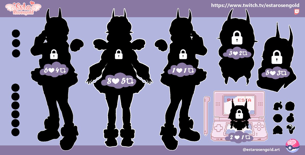 EstaRosengold's tweet photo. Aiiiiii es ist soweit, ich hab mein Vtuber Reference Sheet fertig! owo
Helft mir doch beim unlocken :>
(Macht man das so? Hilfe, was tu ich hier)
#Vtuber #VTuberUprising #VtuberDebut #austrianVtuber #gerVtuber #Reveal https://t.co/RiEsGZv4oI