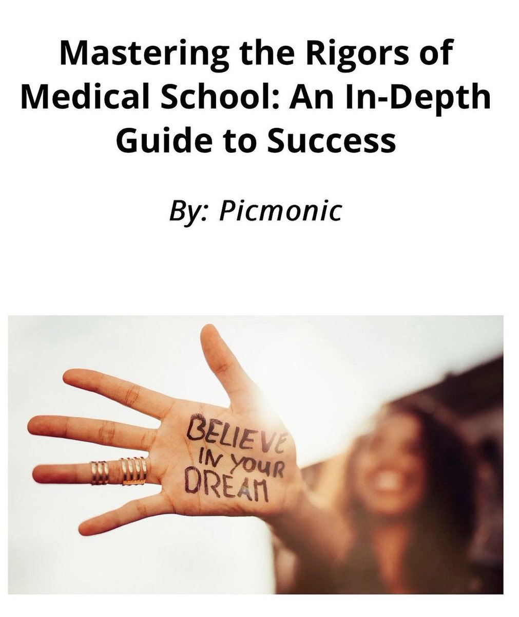 💥💥NEW POST!! 💥💥

“Mastering the Rigors of Medical School: An In-Depth Guide to Success” By <a href="/picmonic/">Picmonic</a> 

lifeofamedstudent.com/2023/11/27/mas…