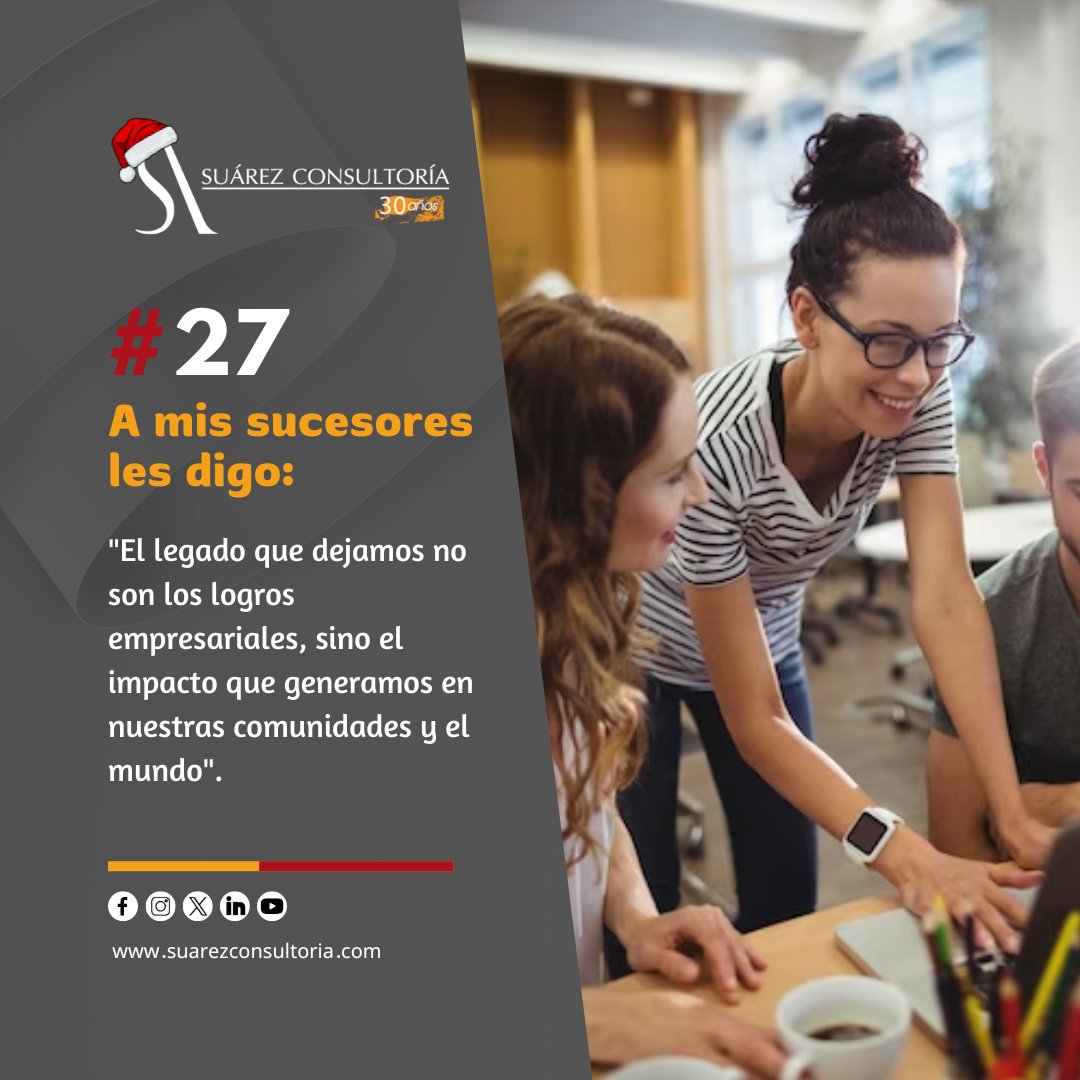 suarezconsultor's tweet photo. Construimos más que empresas: forjamos legados. Nuestro impacto en las comunidades y el mundo es la verdadera medida de nuestro éxito. #LegadoConImpacto #NegociosConPropósito
#Empresasdefamilia #transiciongeneracional #empresasdefamilia #icoef https://t.co/3vYUhCL0Jq