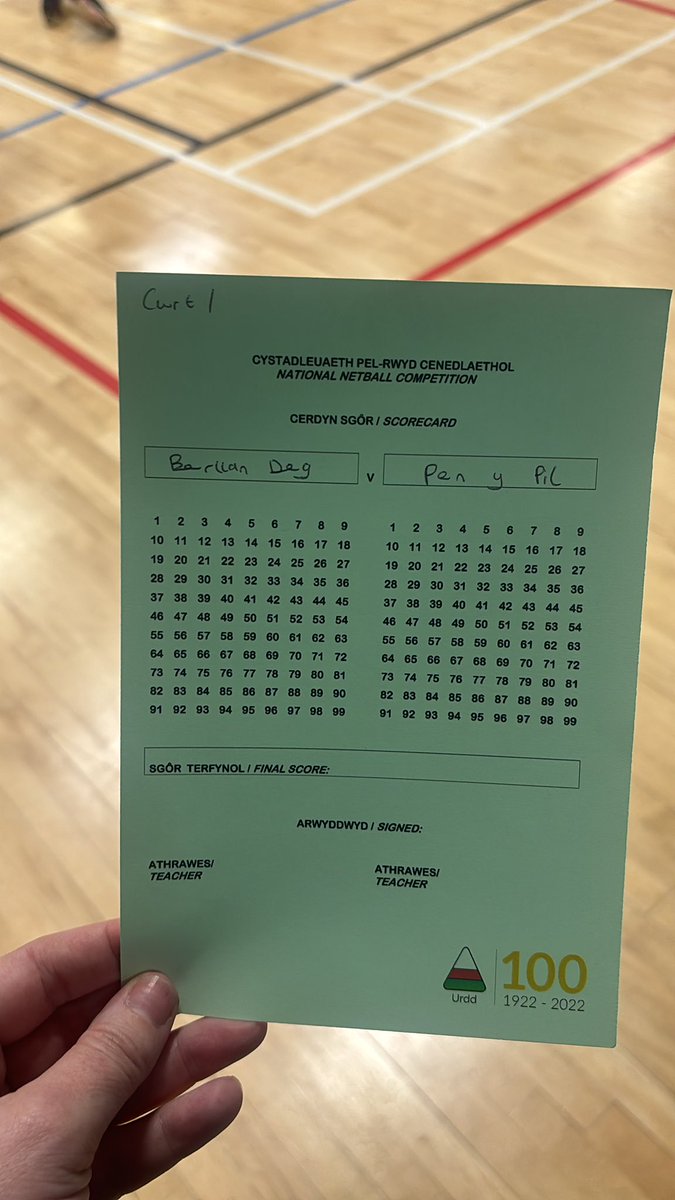 Ni’n cwrdd eto <a href="/yberllandeg/">Ysgol y Berllan Deg</a>. Ymlaen i’r gem gyn derfynol <a href="/YsgolPenyPil/">Ysgol Pen y Pîl</a>  💪🏻