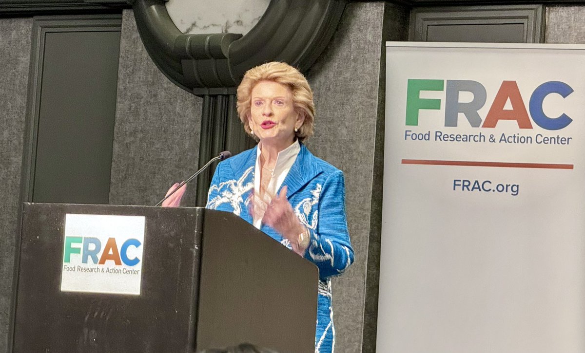 AFFI's tweet photo. Thank you to @SenStabenow and @SenateAgDems for voicing your support of a #FarmBill and fully-funded nutrition programs such as #SNAP and #WIC at the @fractweets Benefit Breakfast. AFFI is a proud sponsor of this year’s event. (1/2) https://t.co/yTKR6CGP5Z