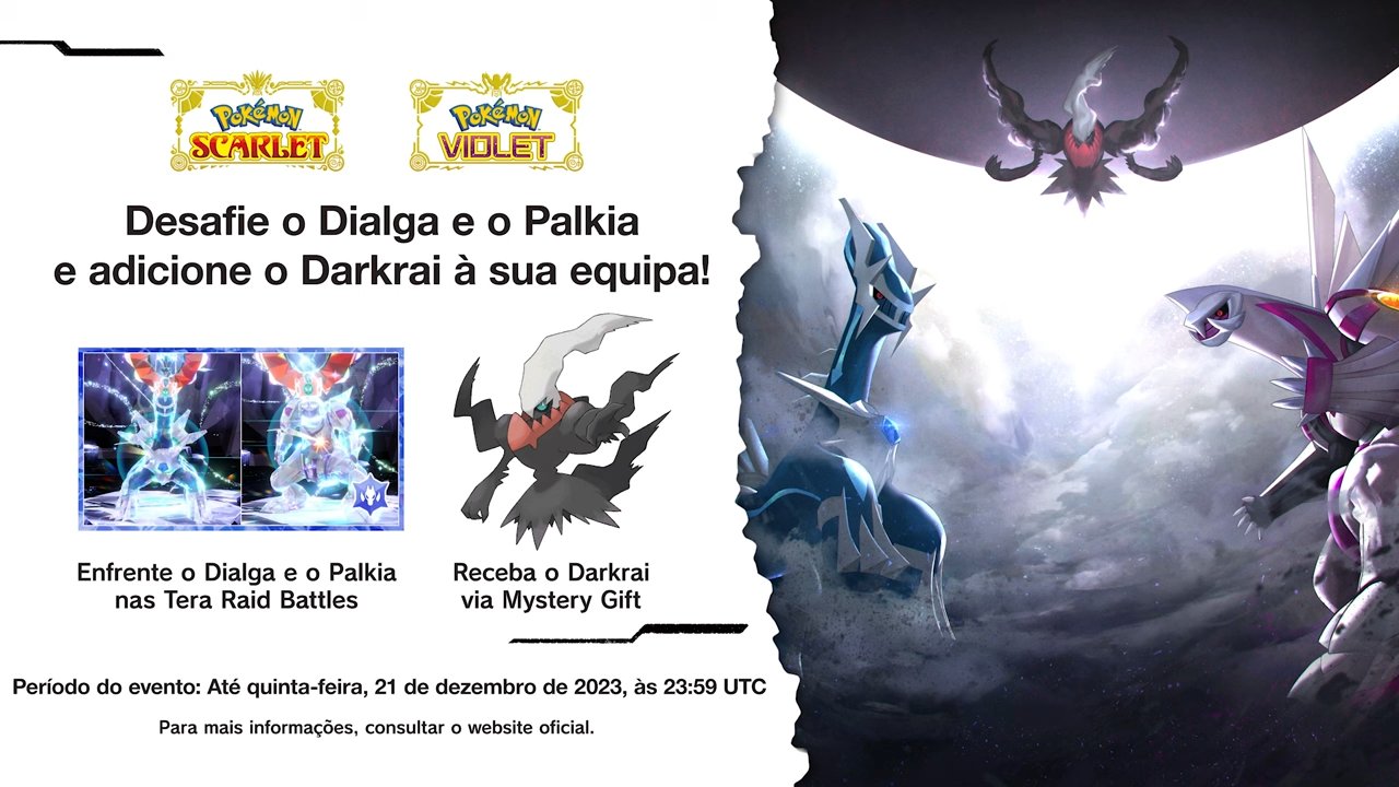 Daniel #OfertasNintendo Reenlsober 👾 on X: Novos Pokémon serão liberados  em eventos de Tera Raid em Pokémon Scarlet Violet #PokemonPresents   / X