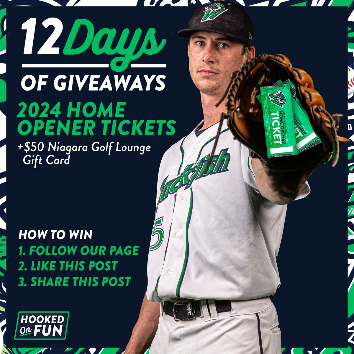 Only 163 Days Away! Win Four 2024 Home Opener Tickets and a $50 Gift Card to Niagara Golf Lounge! 1. Follow us 2. Like this post 3. Share this post Winner to be announced at 3pm