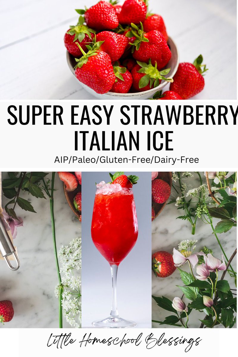 BethanyatLHB's tweet photo. Try out this Super Easy Strawberry Italian Ice. It's AIP friendly. https://t.co/m9jITCsXto https://t.co/lCZOdaMbfi