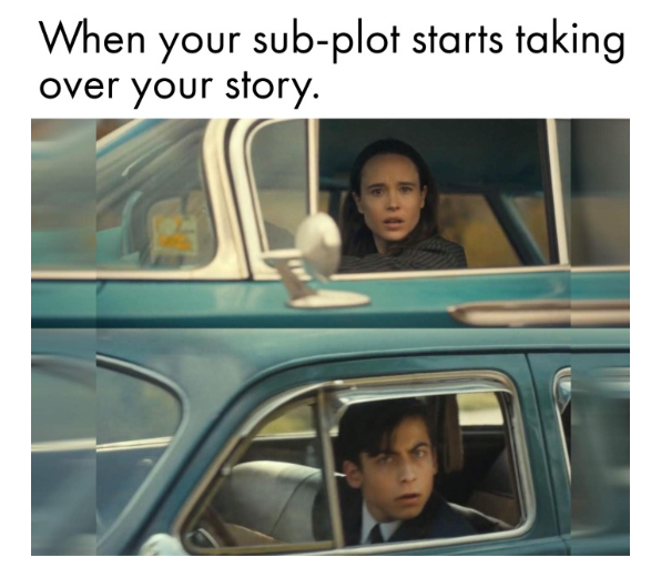 FirstEditing's tweet photo. Does anyone else ever have a supporting character suddenly steal the spotlight? π€π
#WritingCommunity #SubPlotStruggles #writer #writers #writerslife #writingmeme #writingmemes #writermeme https://t.co/FAePTWwASQ