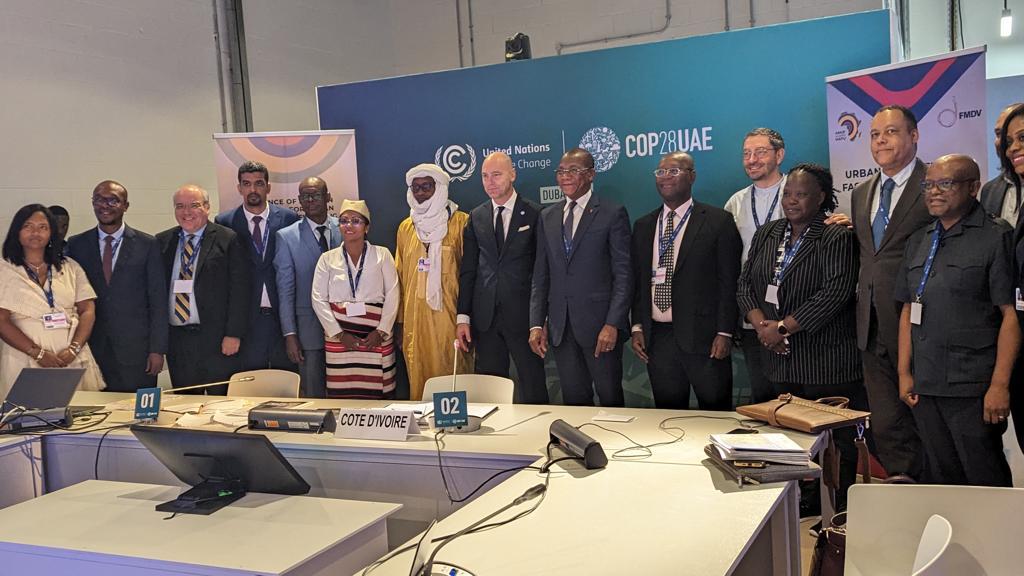 A pleasure to meet the ministers of urban development of Côte d’Ivoire and Mali, with delegations from Kenya, Uganda, South Africa, and Madagascar to discuss climate adaptation and resilience in African cities