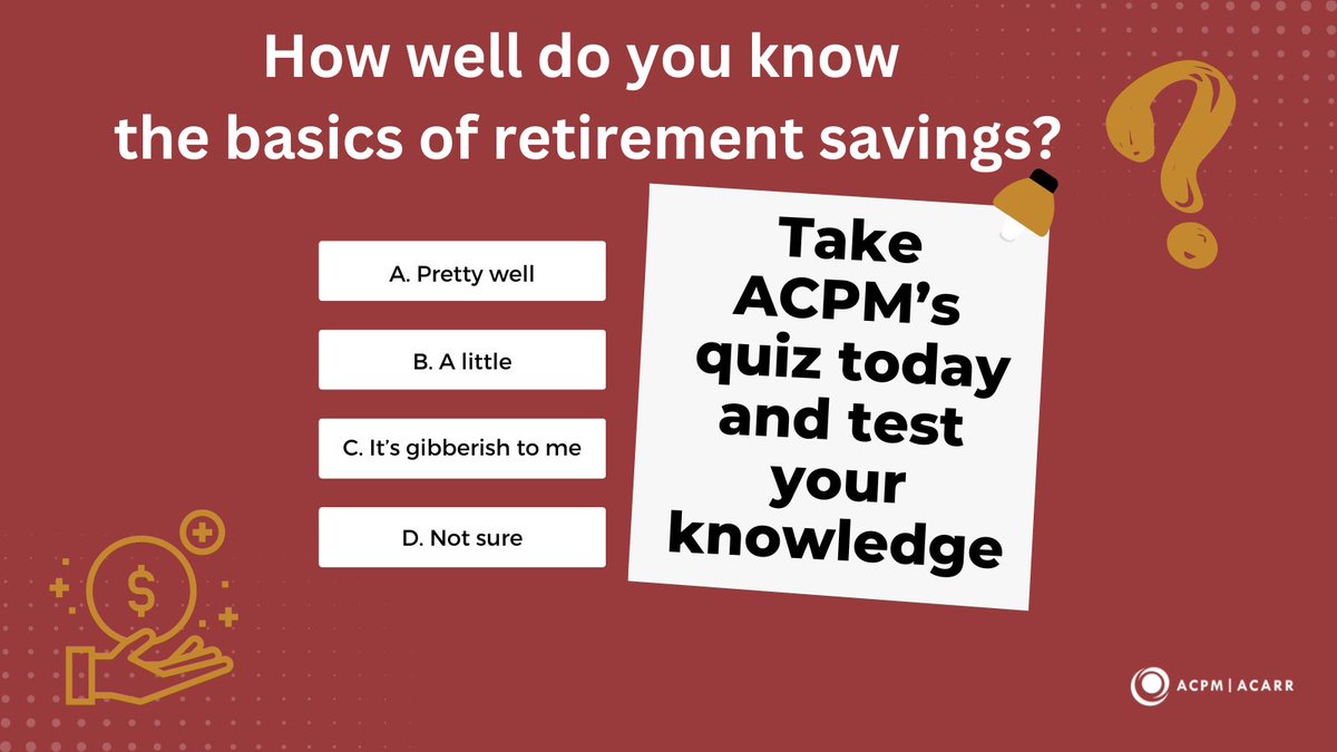 ACPM Retirement Savings Course tweet media