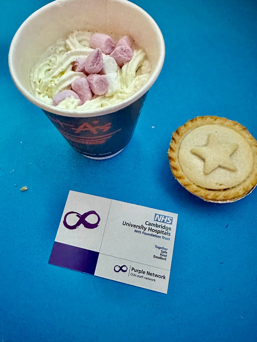 torres_libby's tweet photo. Teams’ lunch break 🥧🎄🥧
Early Christmas treat from @ACTcharity @CUH_NHS 
Thank you for all you do! https://t.co/z50Rr3KO62