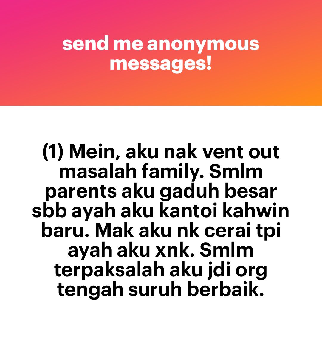 meinmokhtar's tweet photo. Ni la kot antara bukti stay in marriage sebab anak anak.  Sampai 40 tahun huhu. https://t.co/UfWXWvRxOD