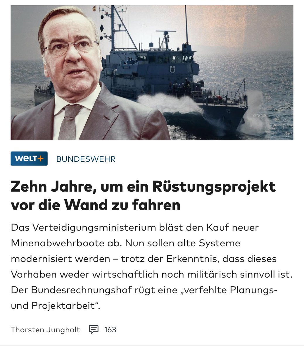 Positiv denken: Das „modernste“ Minenjagdboot der dt. Flotte, die „Fulda“, 1998 in Dienst gestellt, wird nun weiter die Weltmeere befahren. Es gilt den Alters-Rekord der Gorch-Fock zu brechen. Glückwunsch an die Patenschaft in Hessen.