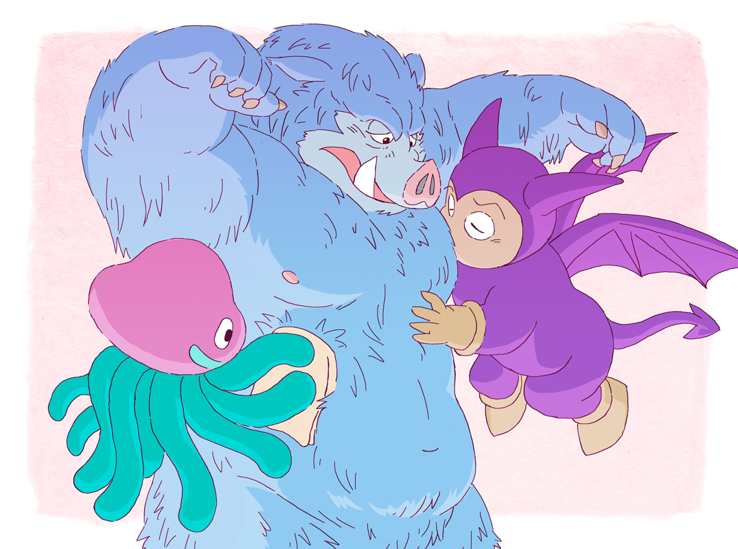 Gadoran2000cc's tweet photo. DQM3楽しいです。昔描いたモンスターの皆さんを https://t.co/8lElYLcAiw