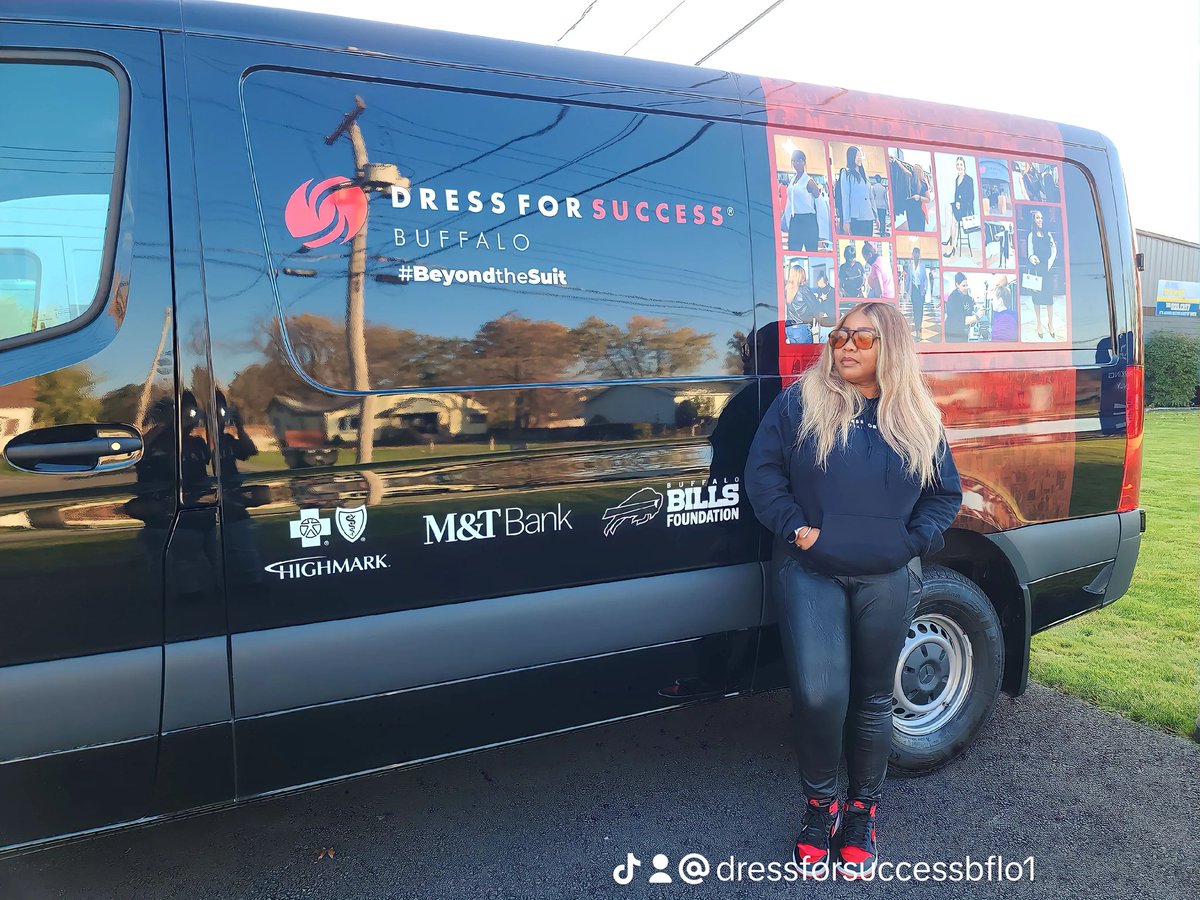 DFSBuffalo's tweet photo. Excited to share Dress for Success Buffalo new mobile boutique. 

We are beyond grateful for the support we received from M&amp;T Bank Charitable Foundation, Highmark Blue Cross Blue Shield of Western New York &amp; the Buffalo Bills Foundation. https://t.co/Ksjly4Jo2n