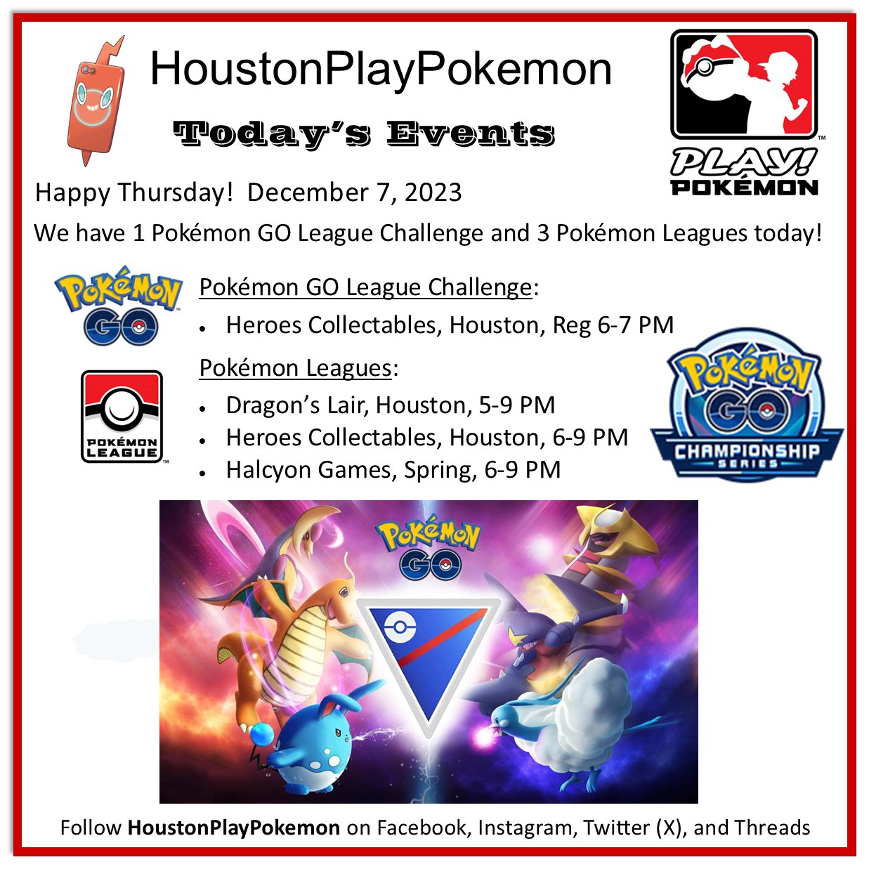 Play! Pokémon Events