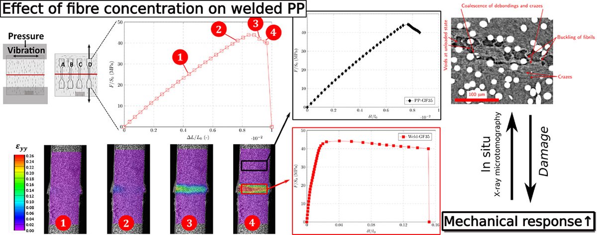 📰 #Paper | #MaterialSciences 'Effect of #fibre concentration on the #mechanical_properties of welded reinforced #polypropylene' published in @sciencedirect @AnatomixBl #Xray #microtomography #thermoplastic 👉doi.org/10.1016/j.comp…