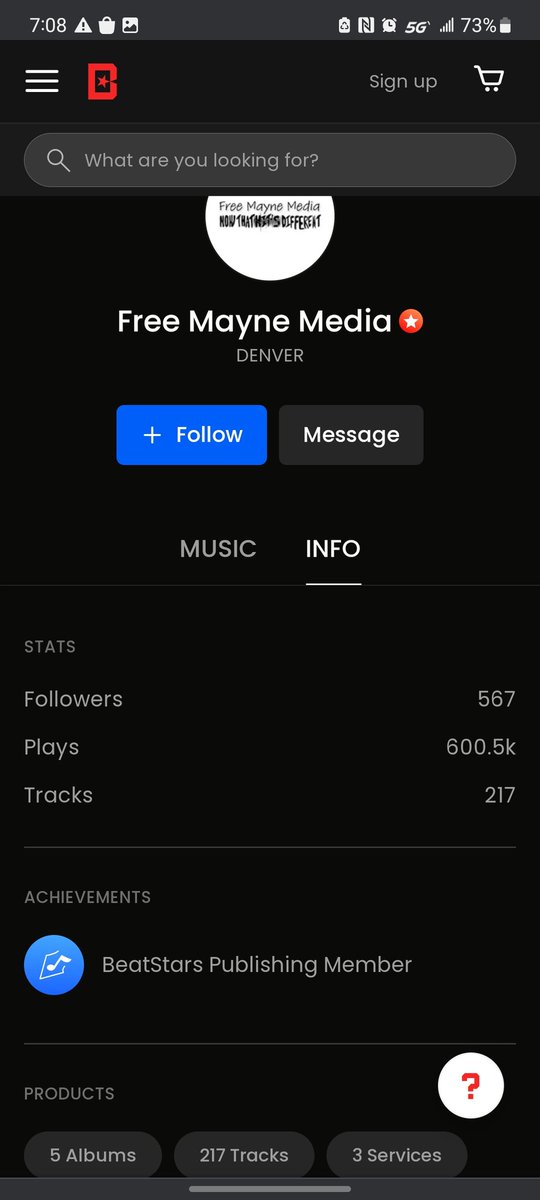FreeMayneMedia's tweet photo. #thankgod #thankyou BeatStars for #600k 
Let's do a #million 
A special thank you to everyone who listens to my instrumentals and buy my Beats. 🎶
My journey is far from over.
My goal is to #hitdifferent 
Free Mayne Media https://t.co/ylKtM7woha
