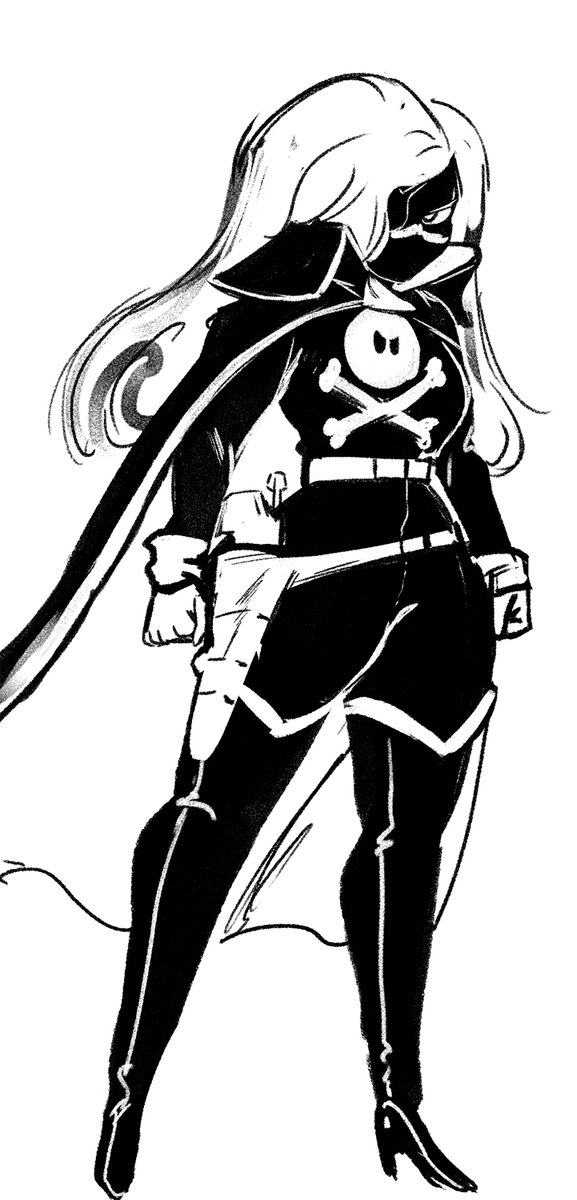 Martian Queen doodles 