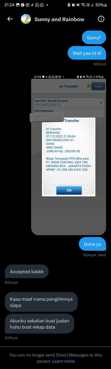Ye si bego xean, pertama kalinya gw kecolongan🙂 mana udh gw tf lg. Doa yg terbaik aja sudah buat yg nipu moga dosanya ga bertambah