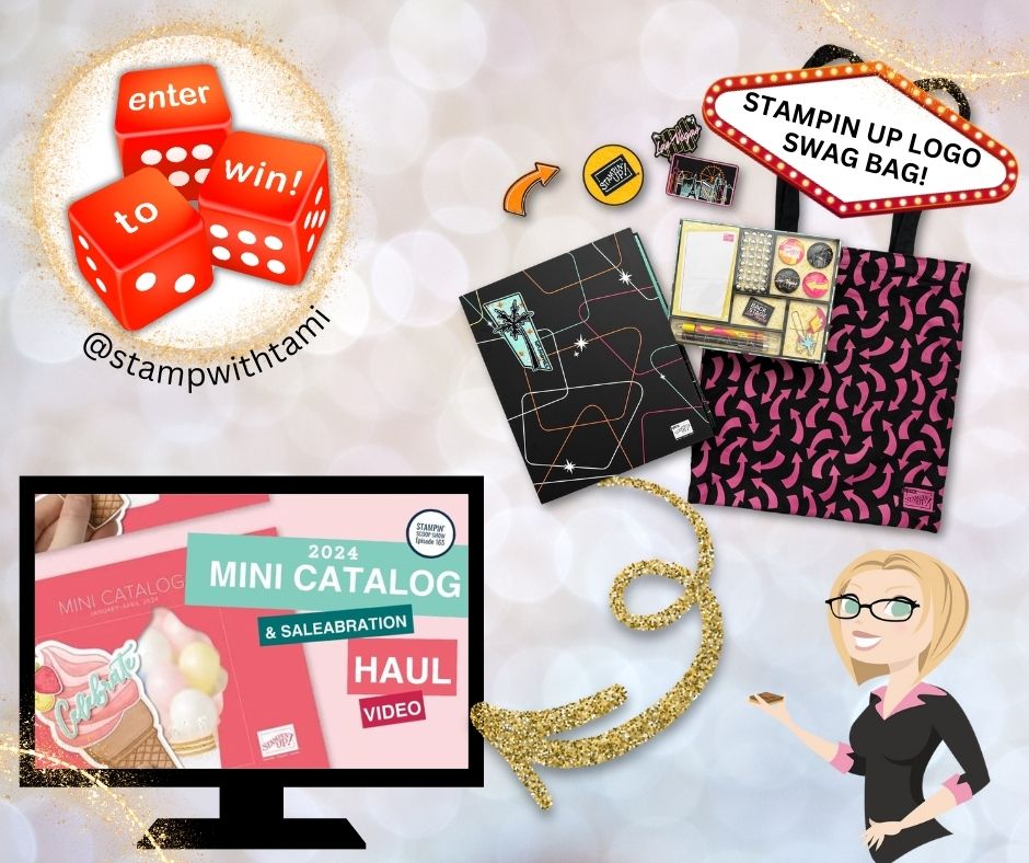 Get ready for a sneak peek extravaganza in our latest haul video! 🎥
Don't forget to catch on how you can bag this grand prize - a 'Stampin' Up Logo Swag Bag' 🛍. 

🎉 Video and details: stampwithtami.com/blog/2023/12/2…

 #swagbag #haul #video #sneakpeek #catalog #stampinup