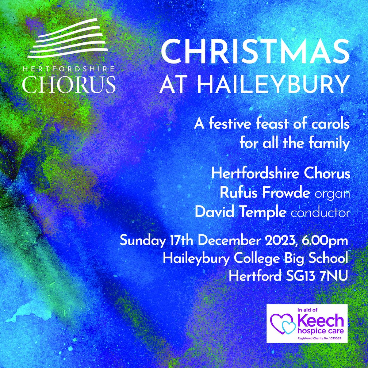 Listen to 'Ding! dong! merrily on high' from the new Christmas album from @hertschorus/@RufusFrowde! - lnk.to/NovaNova The choir will play their Christmas concert at Haileybury Big School, in aid of @KeechHospice🎄Sunday 17th December - hertfordshirechorus.org.uk/tickets/