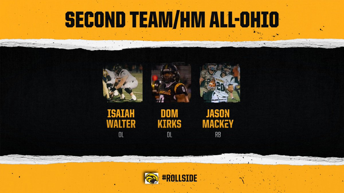 _RHSFootball's tweet image. Congrats men! #RollSide #BleedBlackandGold