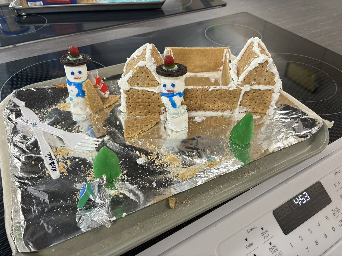BHSDiFranAP's tweet photo. Gingerbread creations in Culinary Fundamentals 🏠 ❄️ 🌲 #BeATitan #AlwaysBeBest @BereaCSD @BMHSTitans @m_smithberger https://t.co/QT7ZQUL9hd