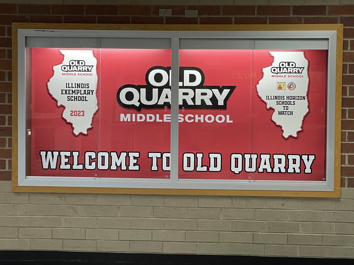 New addition to the Old Quarry main entrance!