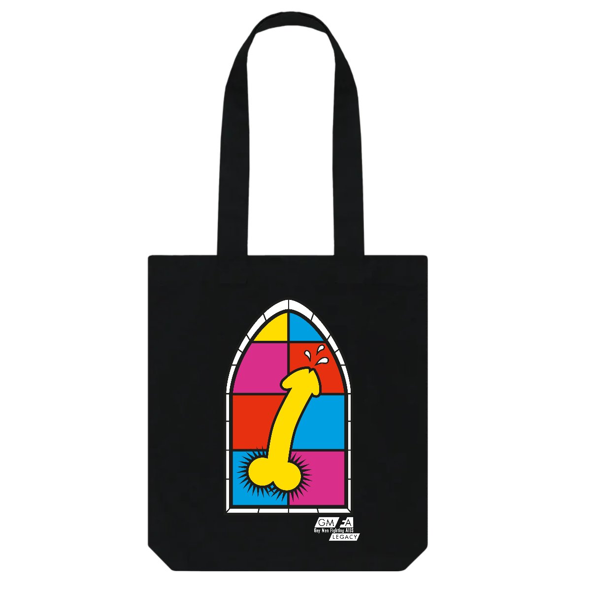 lgbthero's tweet photo. Check out our Stained Glass t-shirt from the GMFA Legacy collection on our brand new online shop!

The Stained Glass t-shirt comes in black and white... and even a handy tote bag!

The design is originally from a GMFA 'The Rules’ leaflet from 2001. The leaflet was created to challenge a list of perceived unwritten ‘commandments’ for backrooms and saunas that acted as barriers to safer sex.

T-shirt (black or white): £23
Tote bag: £14

Profits from our new shop will go towards funding our HIV prevention and education work and supporting people living with HIV.

To buy: https://t.co/UaltUI4dRe