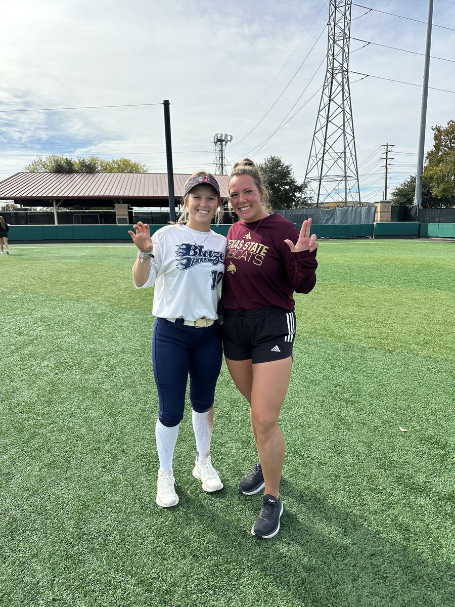 Thank you to Texas State for a great camp! I had so much fun and learned so much! Go Bobcats!