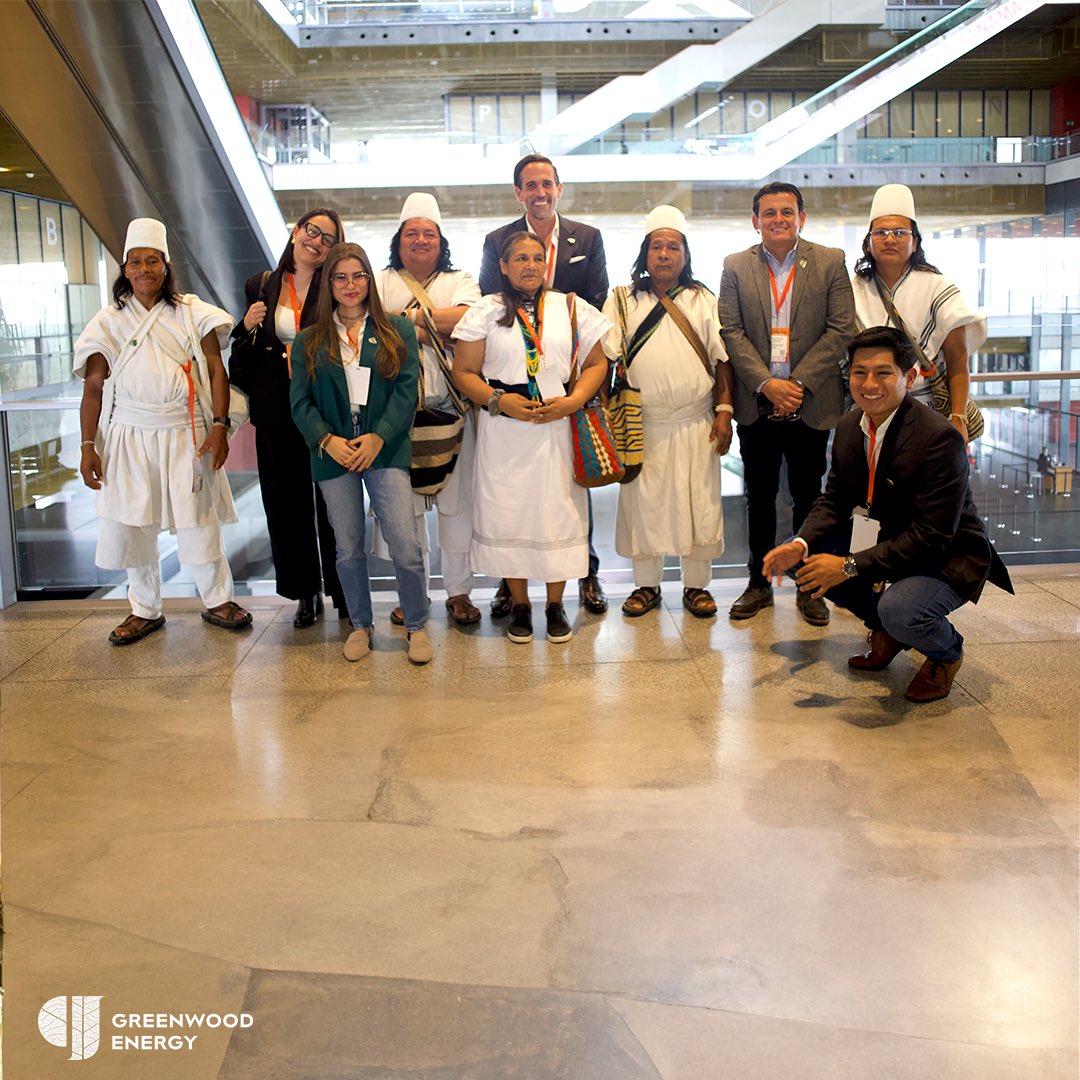 Greenwood Energy y representantes del Pueblo Arhuaco lideramos el panel ‘Un Nuevo Ejemplo Emerge en Colombia‘ del Foro 'Origen y Palabra' de @PNUDColombia, @URosario y la comunidad Wayuu, en donde compartimos la experiencia de TERRɅ INITIɅTIVE. bit.ly/3TfvYuy