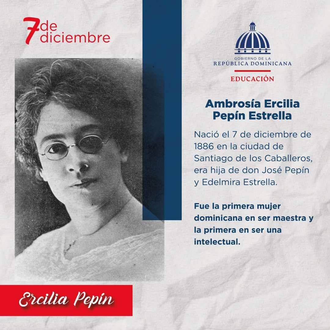 Hoy celebramos 137 años de la gran maestra y educadora universal de la República Dominicana🇩🇴. 
Por su deseo, contamos con un sistema educativo dispuesto a brindar la mejorar calidad de enseñanza👏. 

Su valor y persistencia es prueba absoluta de interés colectivo. 

¡Felicidades