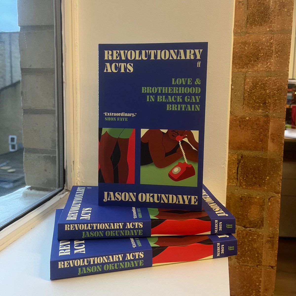 joshsm_th's tweet photo. Ft @jasebyjason‘s REVOLUTIONARY ACTS, ‘sure to become a key text in queer history and activism.’ ☎️ https://t.co/PUSoCLleDg