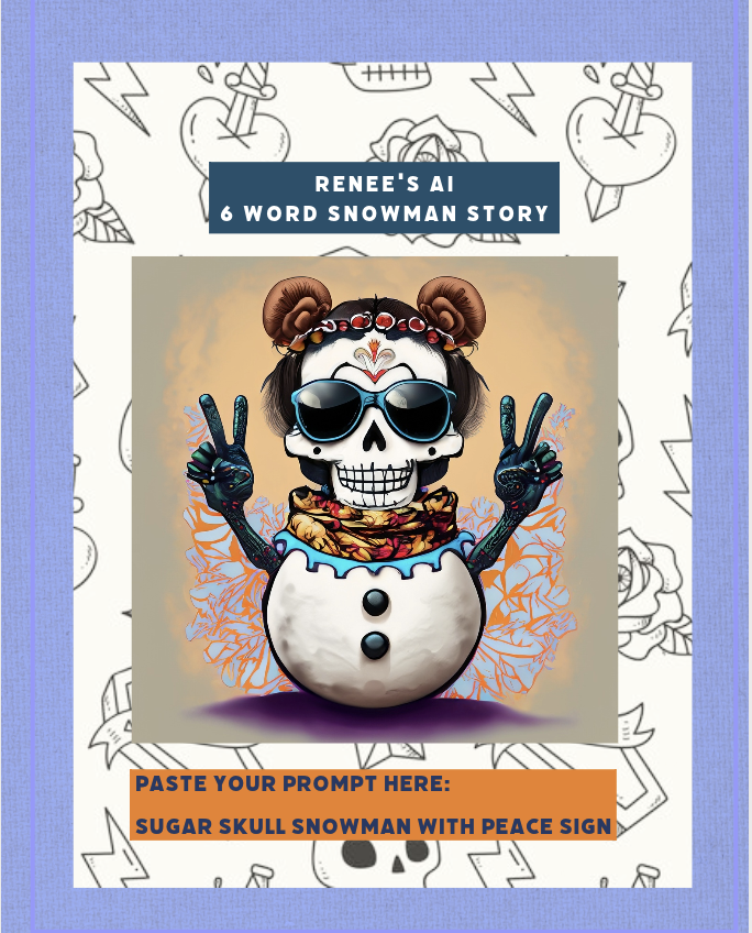 dawsonedtech's tweet photo. Day 4: Super rad! #AdobeEduCreative December challenge #12DaysofCreativity. My sugar skull snowperson turned out perfect! @TanyaAvrith @DarrenSmithEDU @AdobeForEdu #ACELeader https://t.co/KhmcjPlmcn