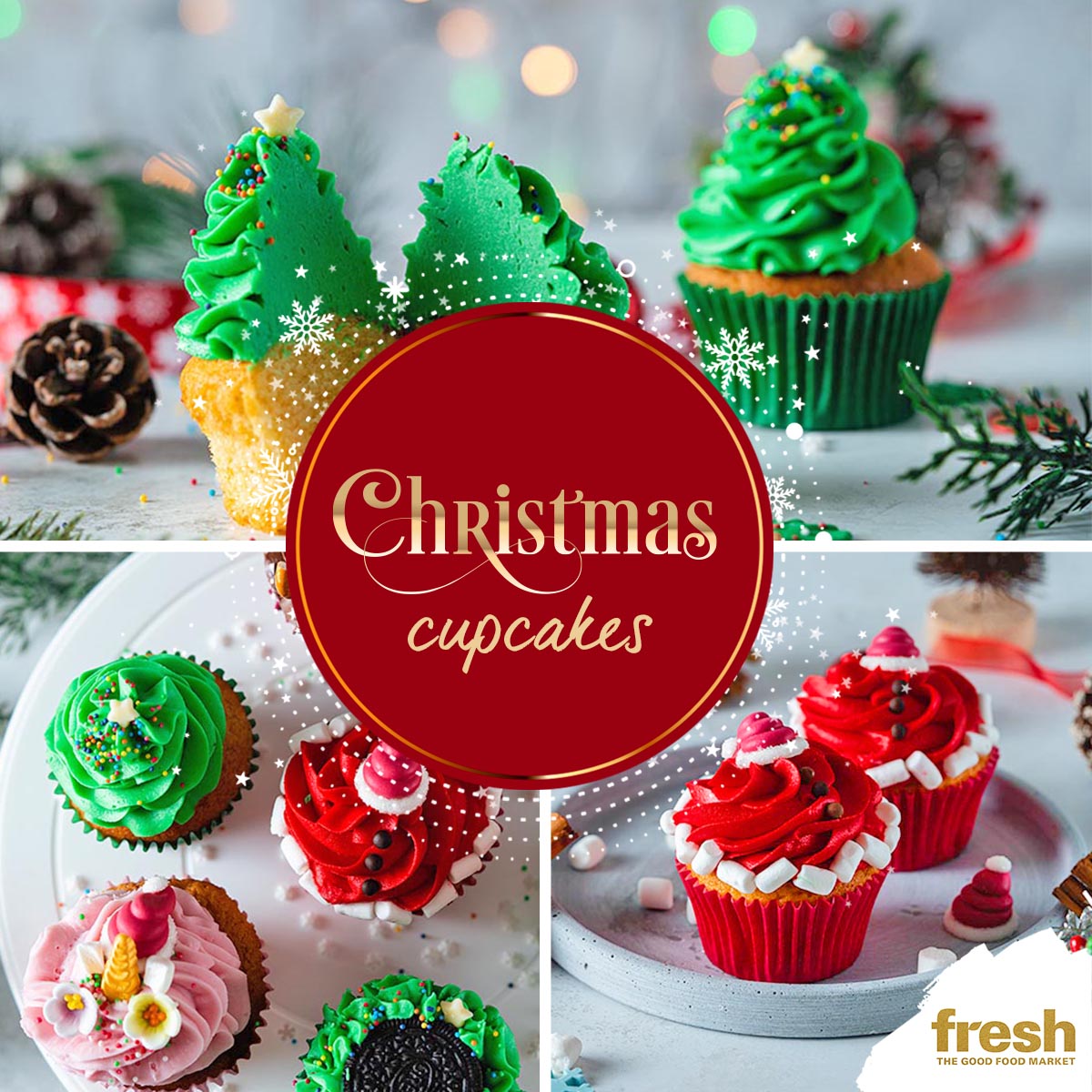 freshdublin's tweet photo. The taste of Christmas 🎄🎄available in all stores #freshthegoodfoodmarket #christmas #cupcakes #fresh #yummy https://t.co/BK78jyNdkd