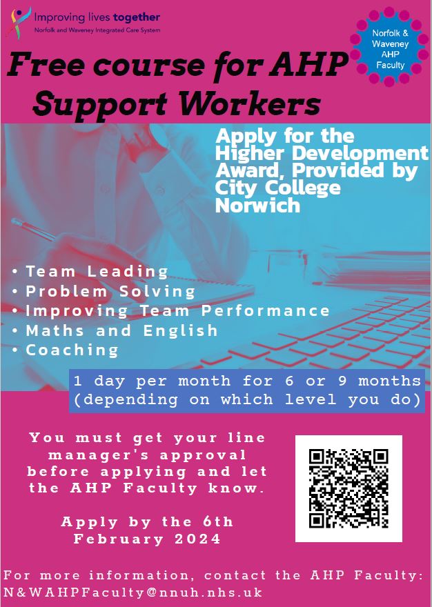 AHP Faculty Norfolk and Waveney tweet media