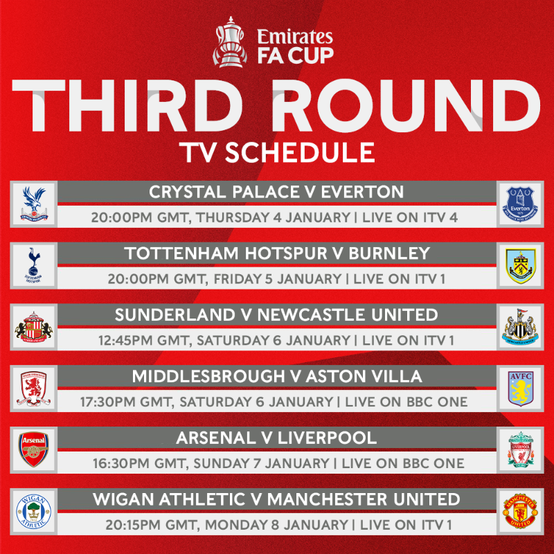 Fa cup clearance televised games
