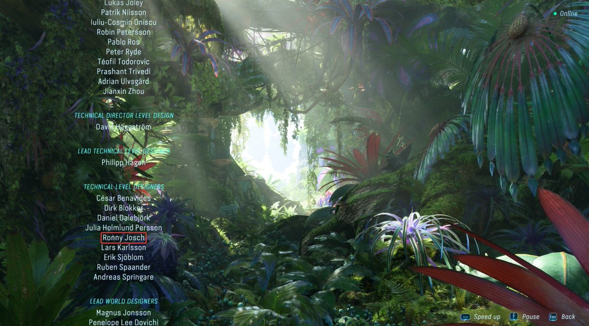 JoschRonny's tweet photo. It’s #AvatarFrontiers launch day! I’ve been working on this game as a Technical Level Designer and I’m so excited for you all to experience the beautiful world of Pandora. Sivako! https://t.co/lZ5BFxNjaY