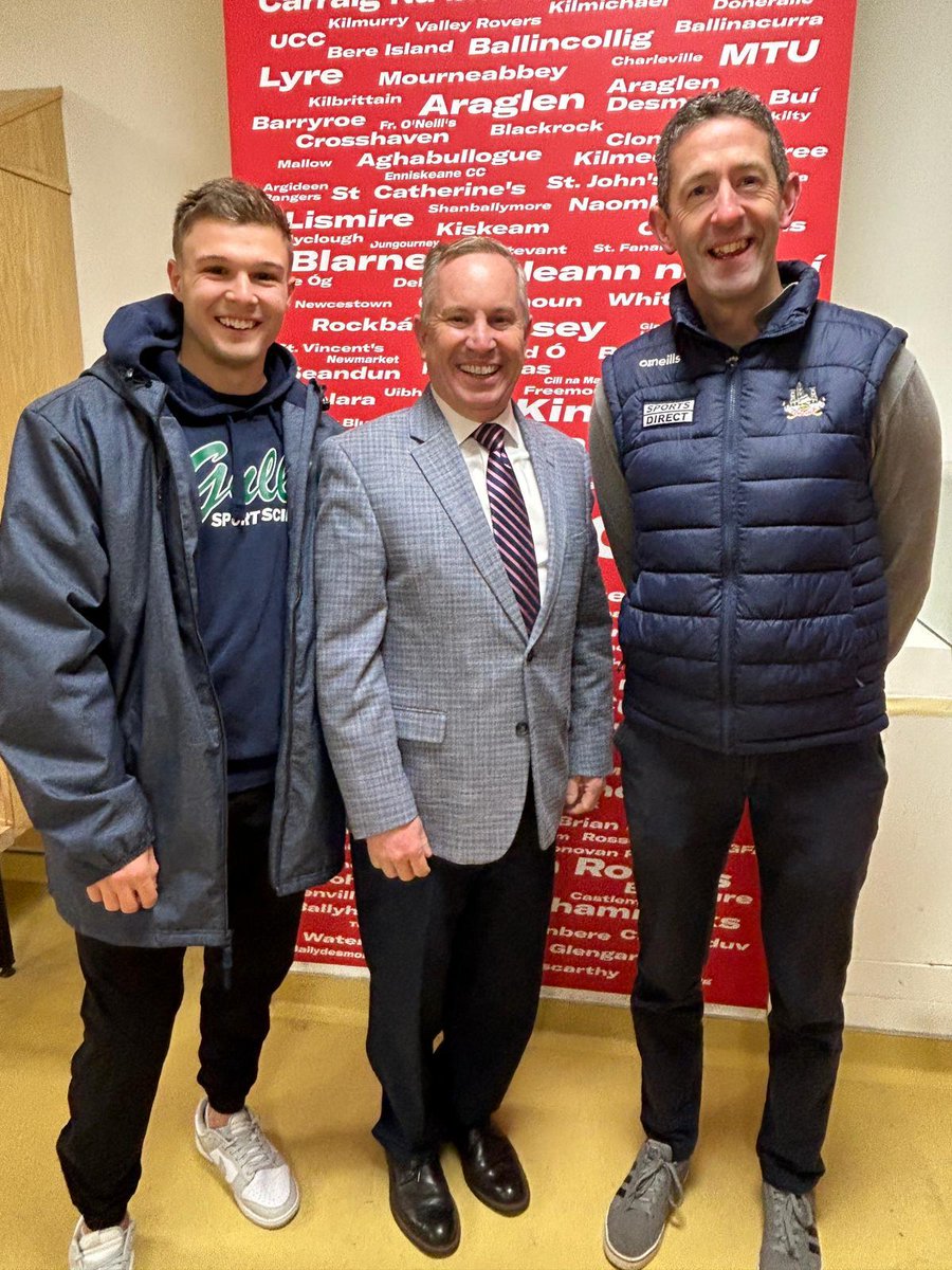 For the past three years <a href="/OfficialCorkGAA/">Cork GAA</a> has teamed up with <a href="/EndicottCollege/">Endicott College</a> as part of their Global Internship Program 
Intern S&amp;C Coach Spencer Bergeron has excelled on his placement👏
Great welcoming President <a href="/Dr_DiSalvo/">Steven R. DiSalvo, Ph.D.</a>,<a href="/8campbell/">Brenda Campbell</a> &amp; their team to <a href="/PaircUiCha0imh/">SuperValu Páirc Uí Chaoimh</a> this week