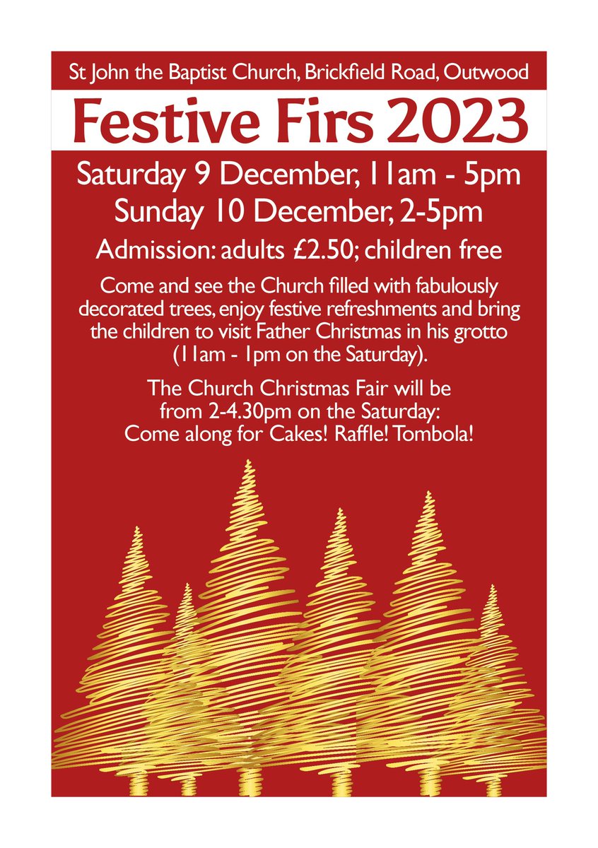 A sparkling welcome awaits everyone at St John, Outwood this weekend!