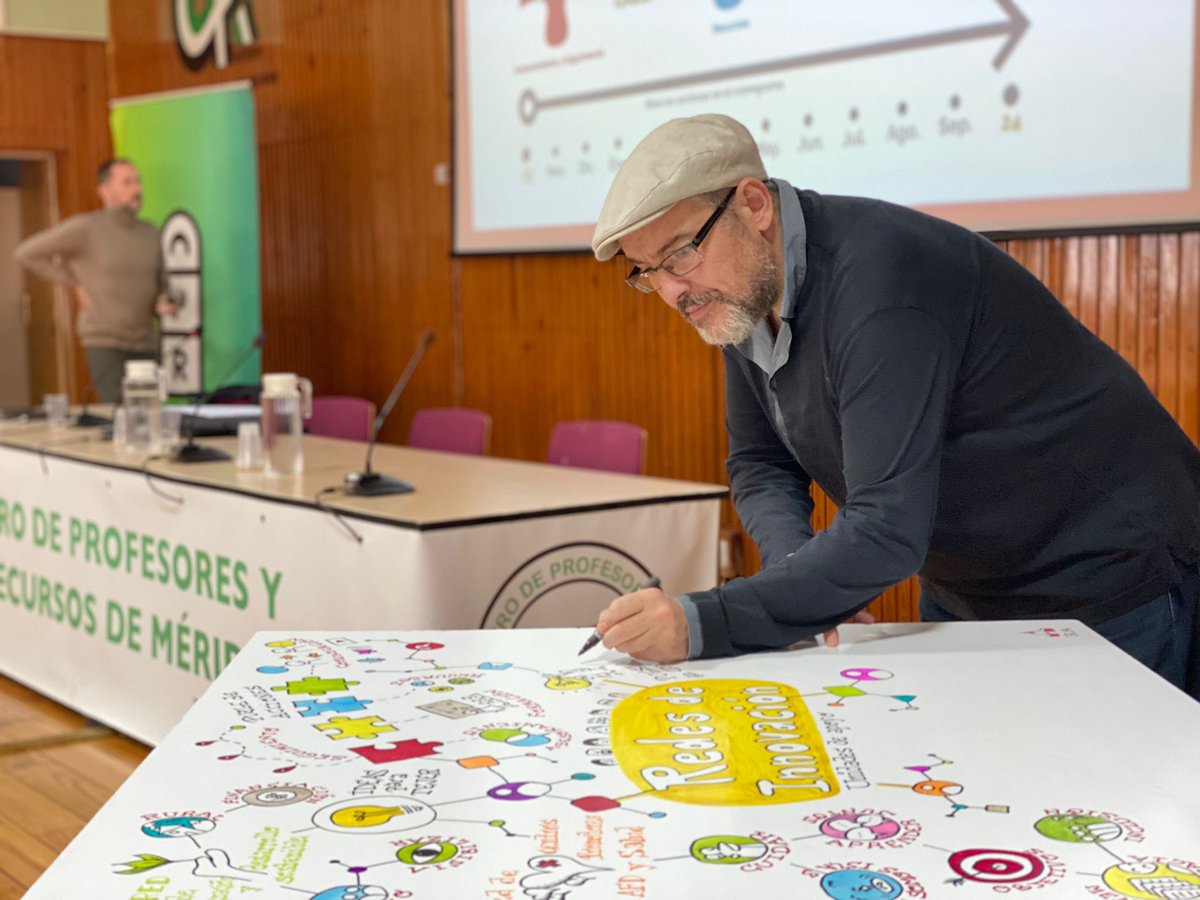 ramon_besonias's tweet photo. 💭 ✏️ 🧡 Comparto la crónica de un graphic recording que hice hace unos días en @cprdemerida @InnovacionForm https://t.co/QoRvx31zZ3
#visualstorytelling #graphicrecorder #storytelling #visualthinking #visualnotes #graphicdesign #visualfacilitation #sketchnotes #livesketching https://t.co/PSL0HayPEQ