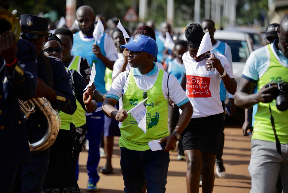 📢The commemoration of the #IHRDday2023 officially kicked off today in Jinja City. The event had a series of activities, including walking, tree planting, health camp and fitness exercises. The tree planting exercise was geared towards leaving a mark behind regarding #HRDs