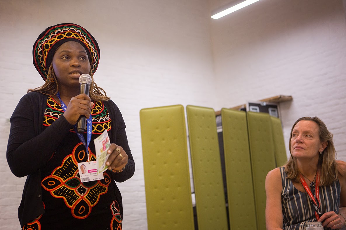 #CAMGEW shared her work experience on @conservation and gender promotion with Gender Just Climate Solutions Award Winners during a workshop organized by <a href="/WECF_INT/">WECF international</a> <a href="/COP28_UAE/">COP28 UAE</a>

***Photo credit and copyright Annabelle Avril/WECF