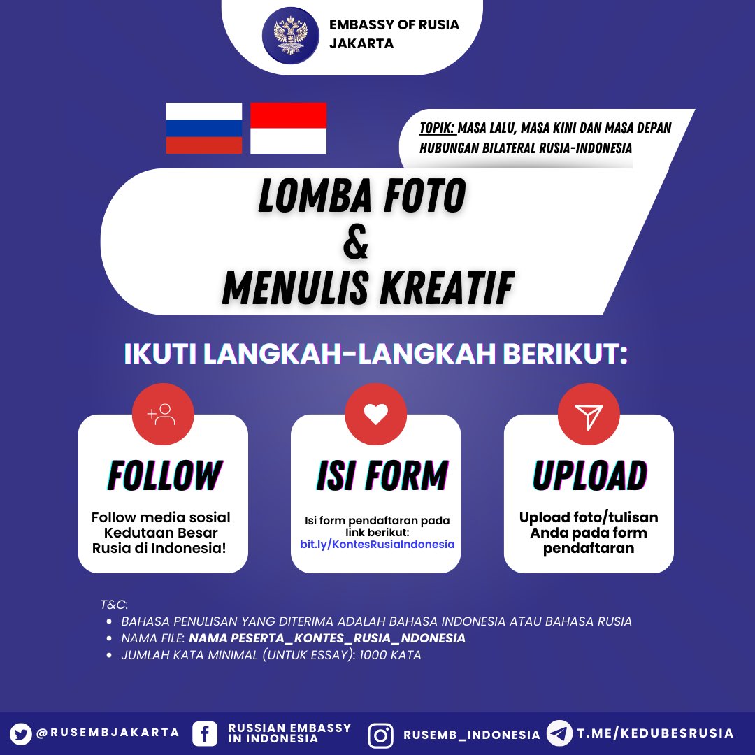 Russian Embassy, IDN (@RusEmbJakarta)  X