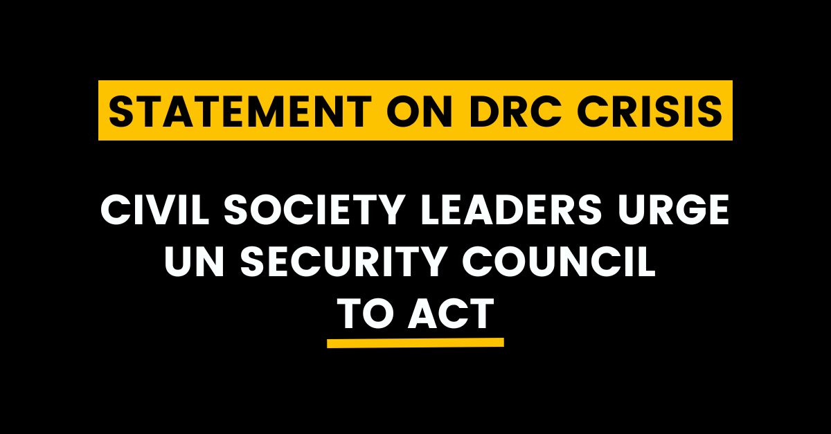 Violent conflict is having a devastating impact on millions of people in DRC, and there is a real risk of further escalation with elections on 20 December. Together with over 50 NGOs and CSOs we're urging the #UN Security Council to take immediate action: international-alert.org/app/uploads/20…