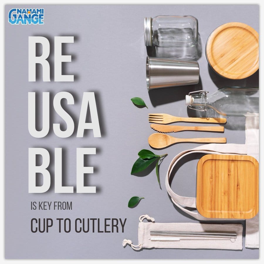 Join the movement!
Embrace #Reusability by swapping single-use plastics for eco-friendly options.
 
From your morning coffee cup to everyday cutlery, small changes make a big impact on our planet.
 
Let's create a sustainable future together!
 
 #SustainableSwitch