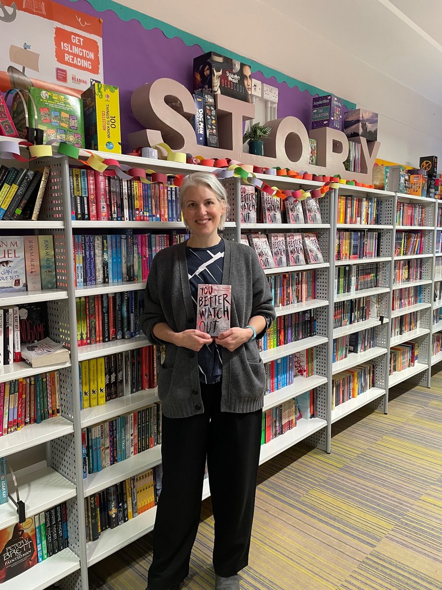 We were so lucky today to host <a href="/SarahJNaughton/">SarahJNaughton</a> who gave a talk to our Y10 students. Our students were inspired by your message of resilience and saw that with the right mindset, they can achieve anything! Thank you so much!📚 

#youbetterwatchout #RfP 

<a href="/AMSI_school/">Arts & Media School Islington</a> <a href="/IslingtonBC/">Islington Council</a>